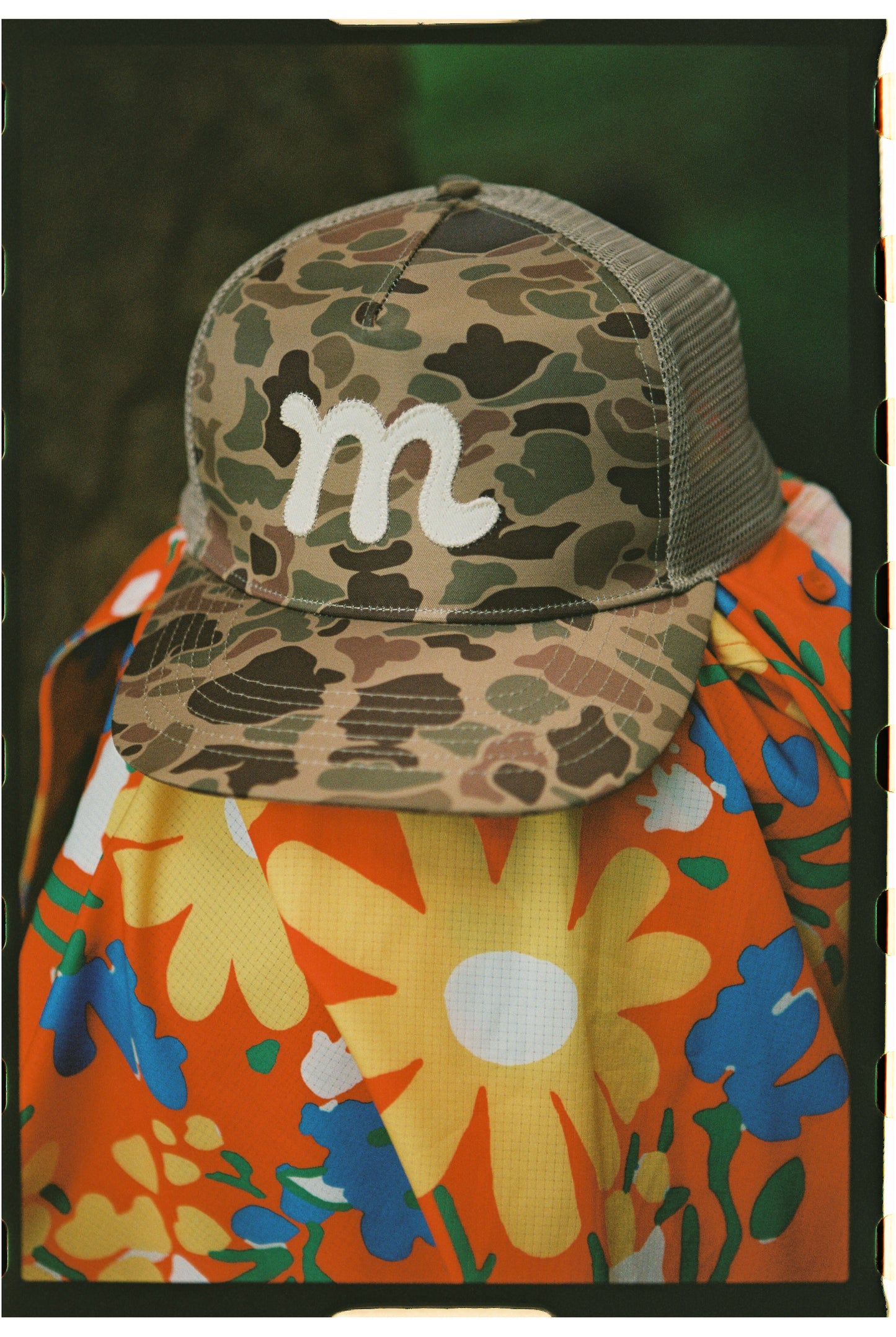 Mesh Back "M" Trucker - Camo