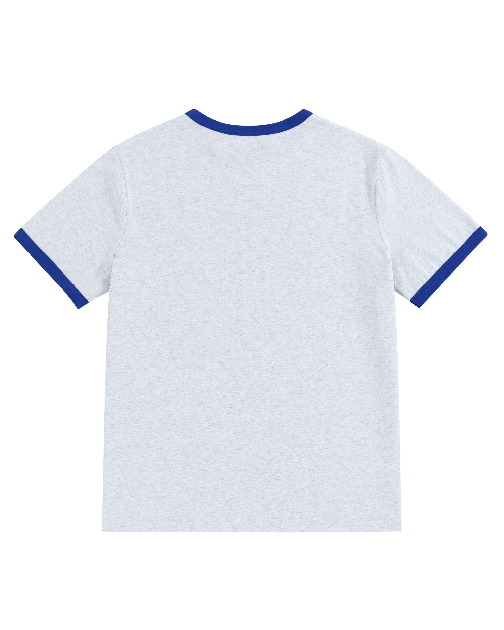 Logo Ringer - Heather Gray/Blue