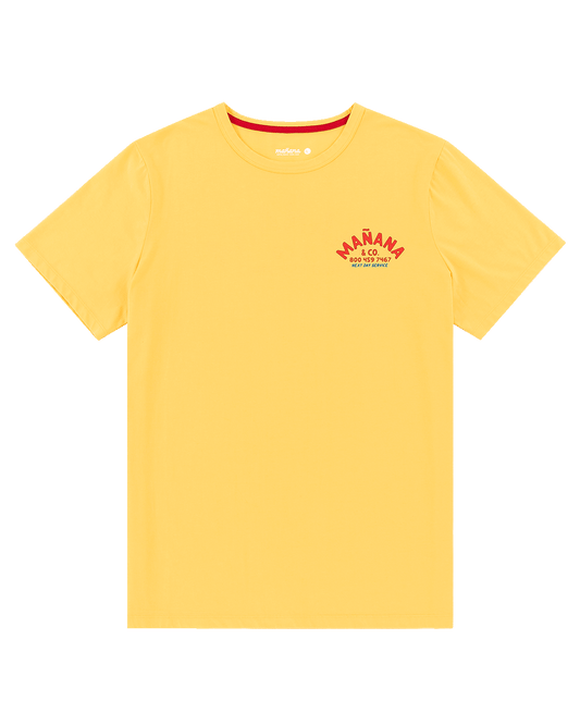 Shop Tee - Washed Yellow