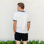 The Classic Logo Ringer - White/Blue