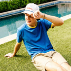 The Classic Ringer Tee - Blue