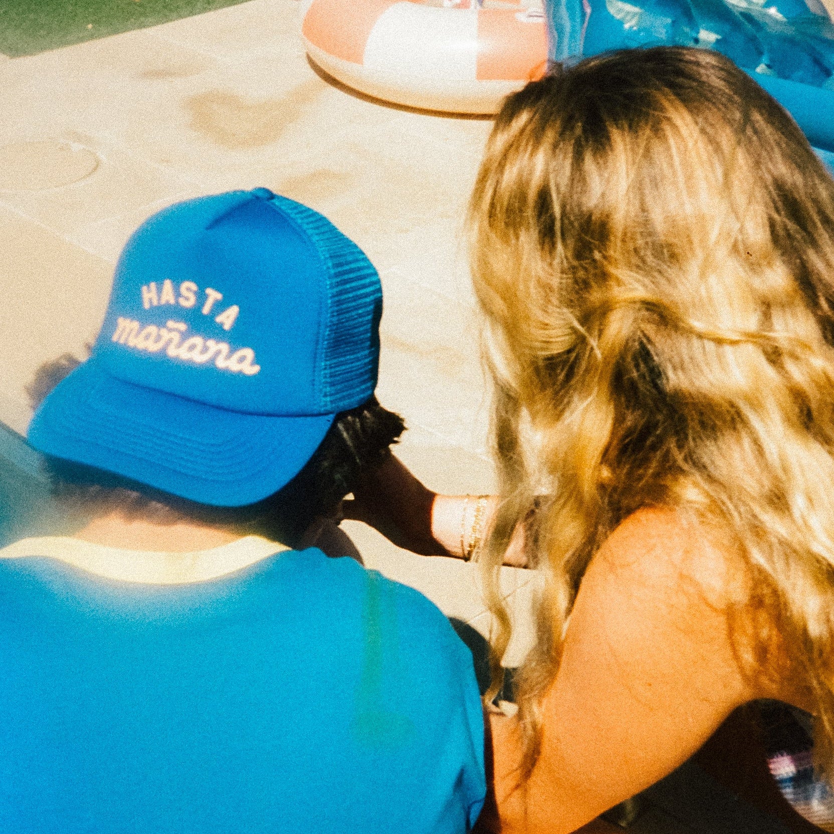 Hasta Manana Foam Trucker - Blue
