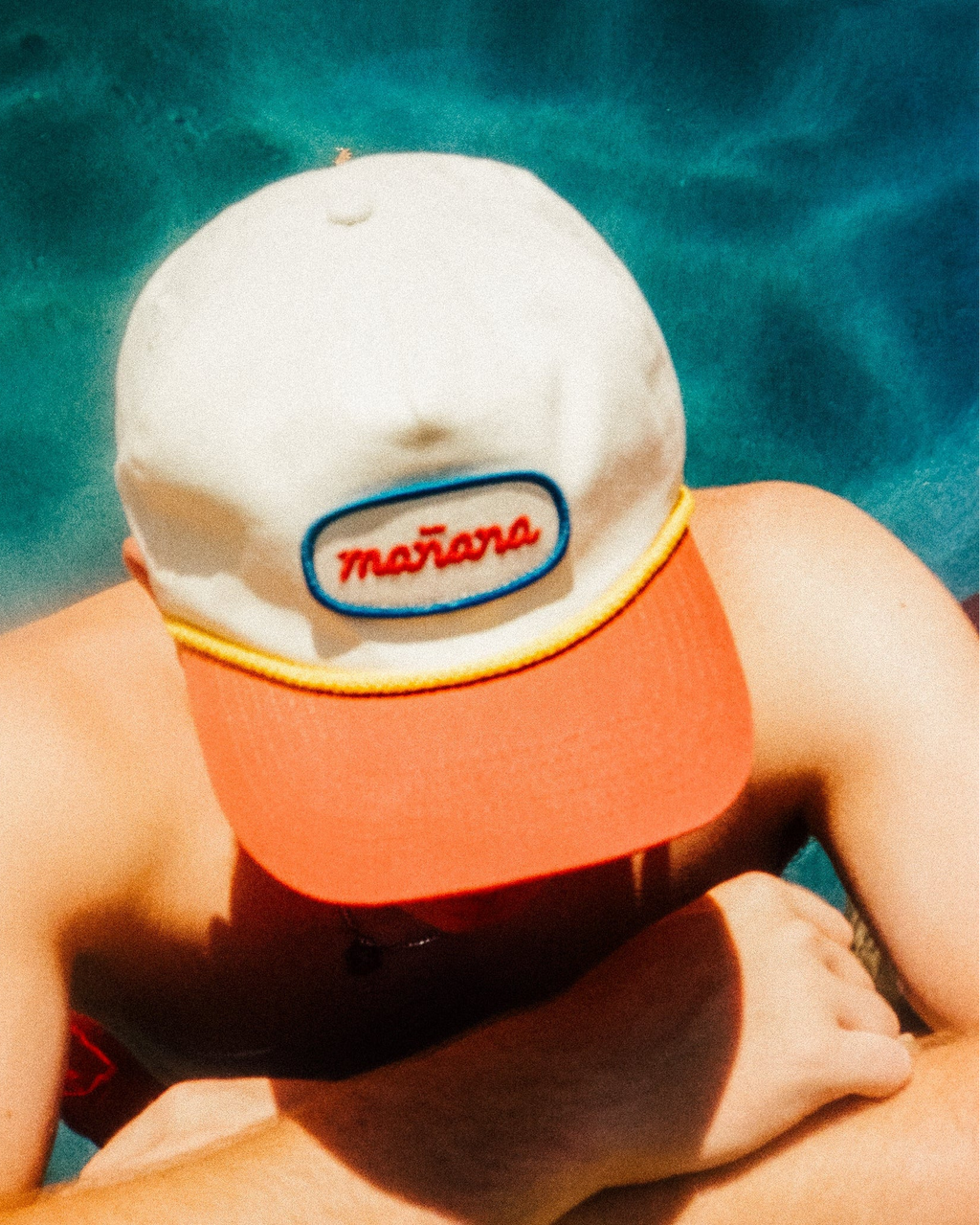 Two-Tone Cap - White/Red