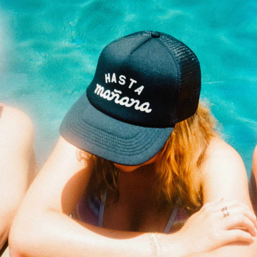 Hasta Manana Foam Trucker - Black