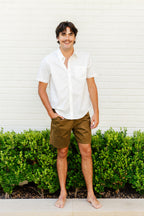 The Breeze Button Up - White