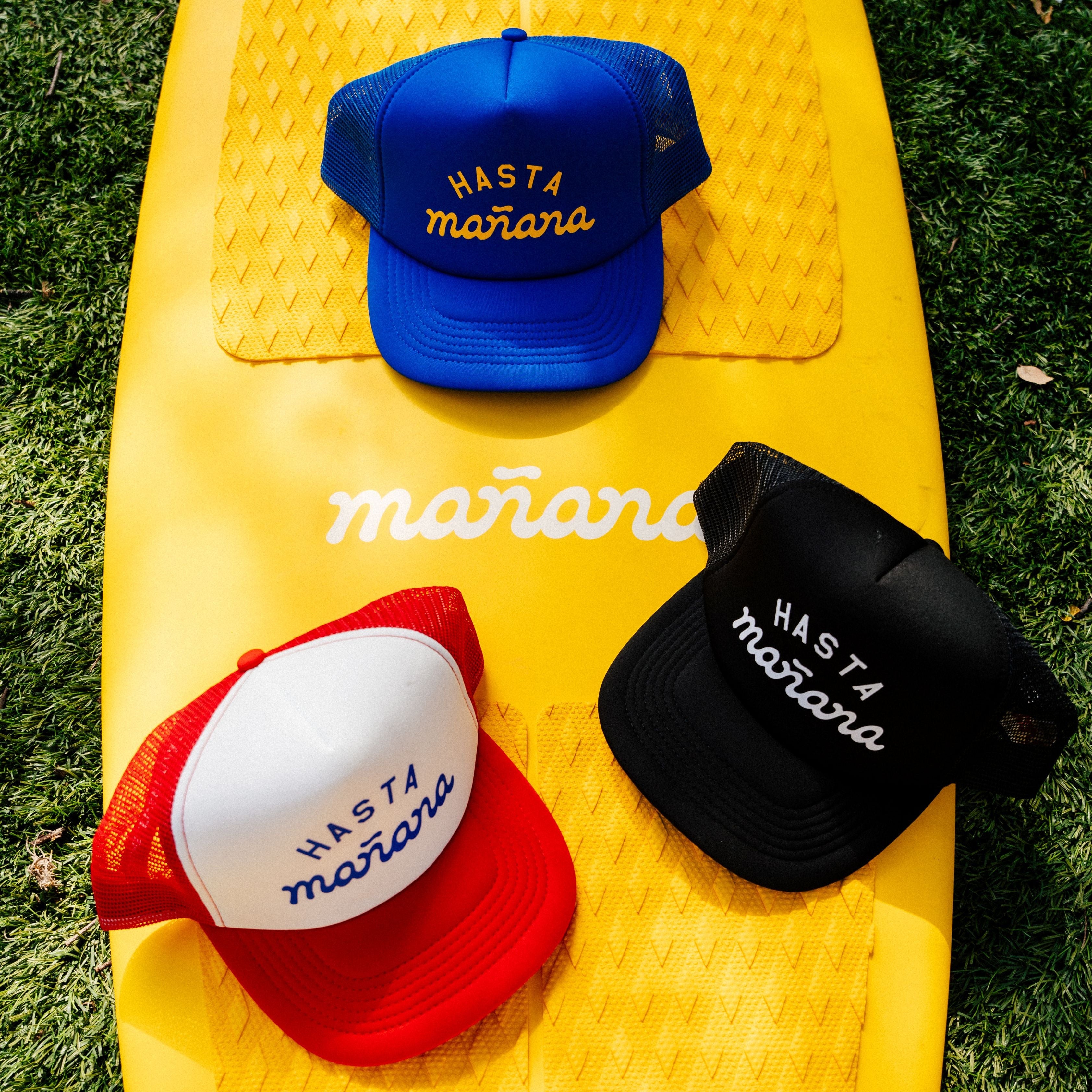 Hasta Manana Foam Trucker - Blue