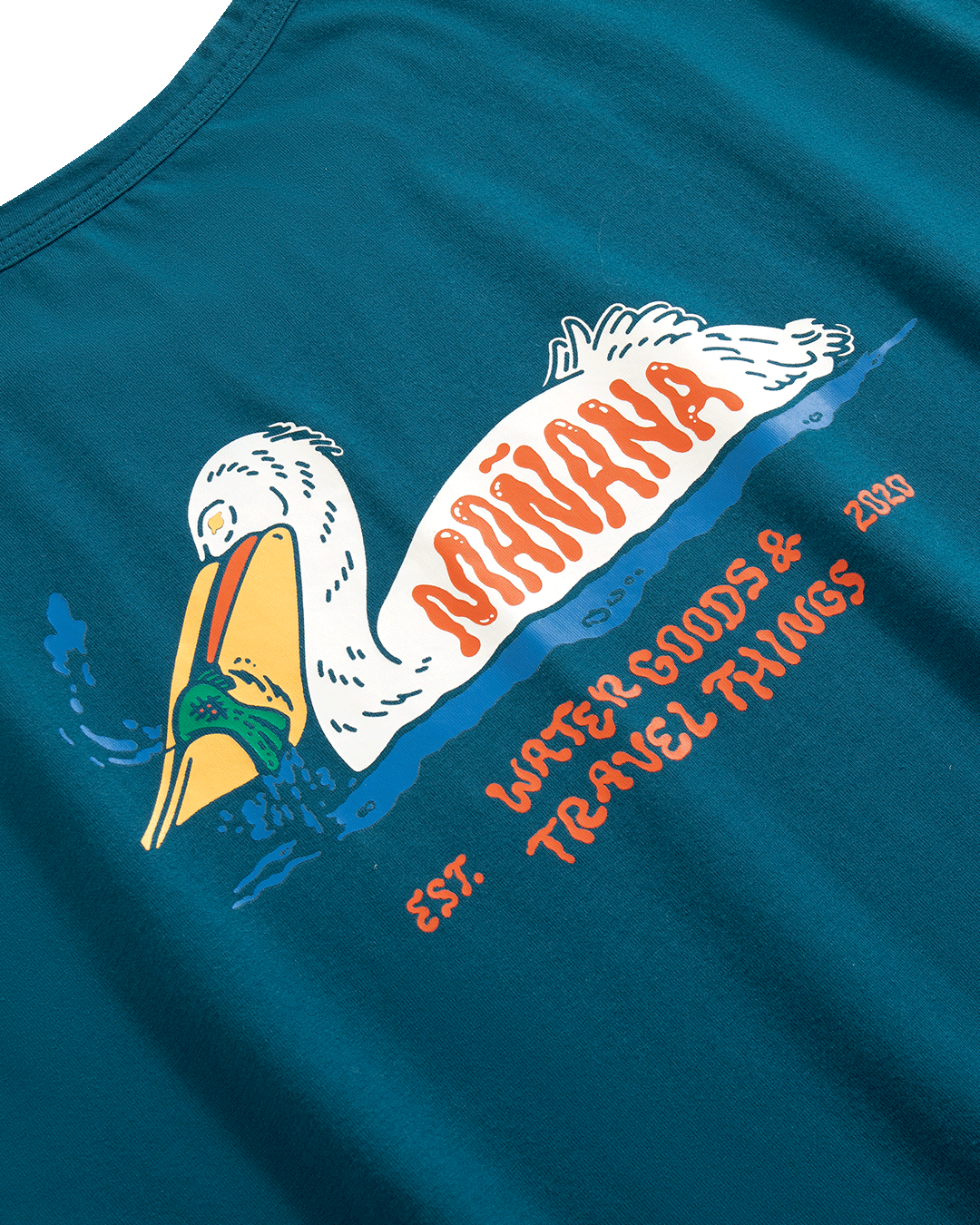 Pelican Tee - Blue