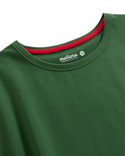 Hibiscus Badge Tee - Green