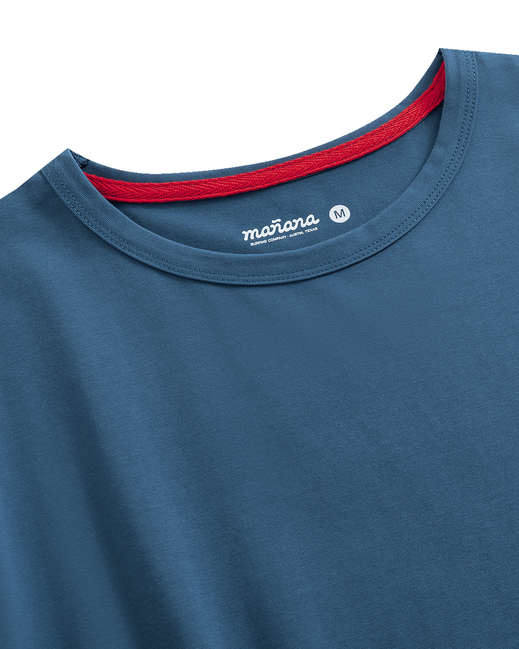 Hibiscus Badge Tee - Blue