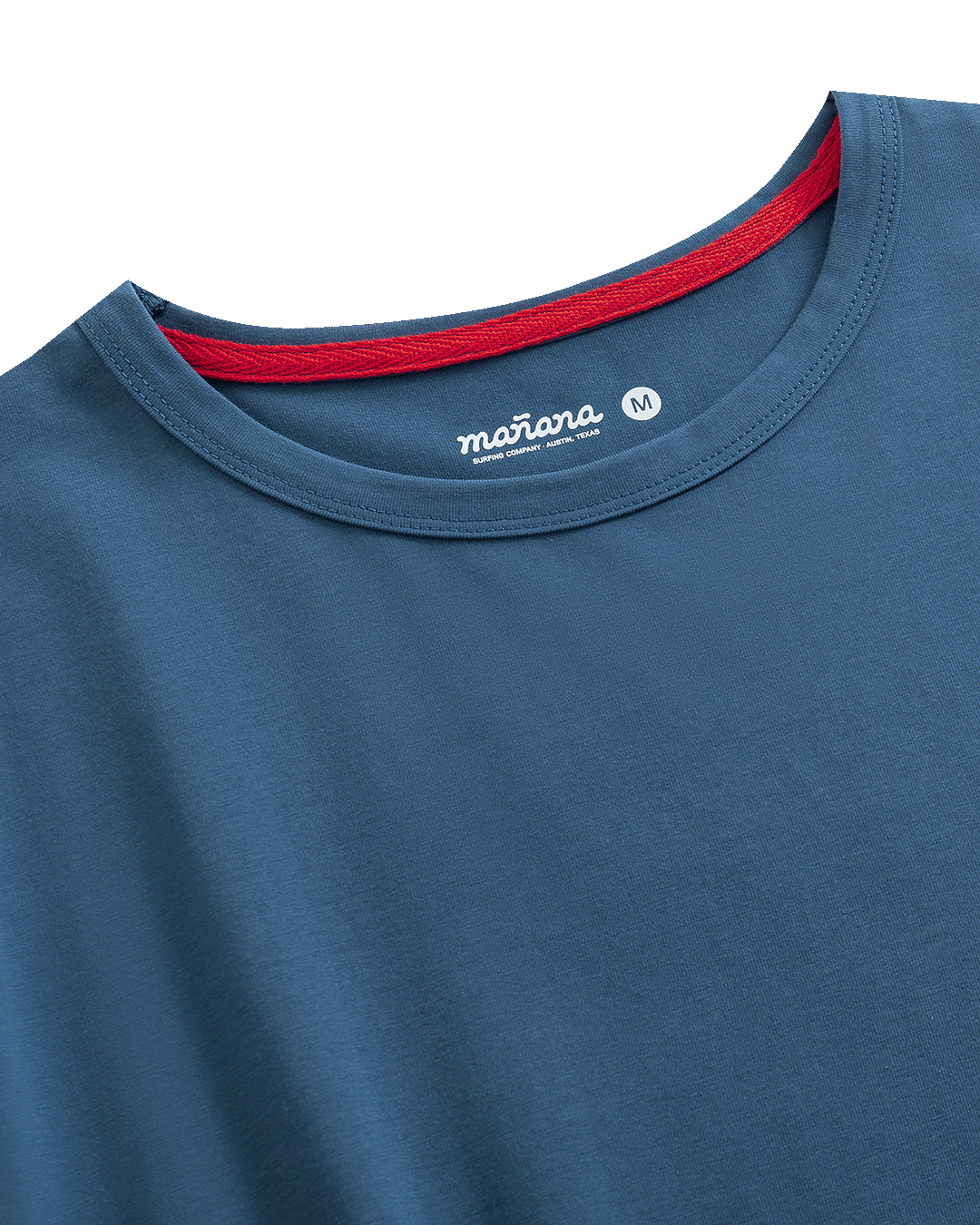 Hibiscus Badge Tee - Blue