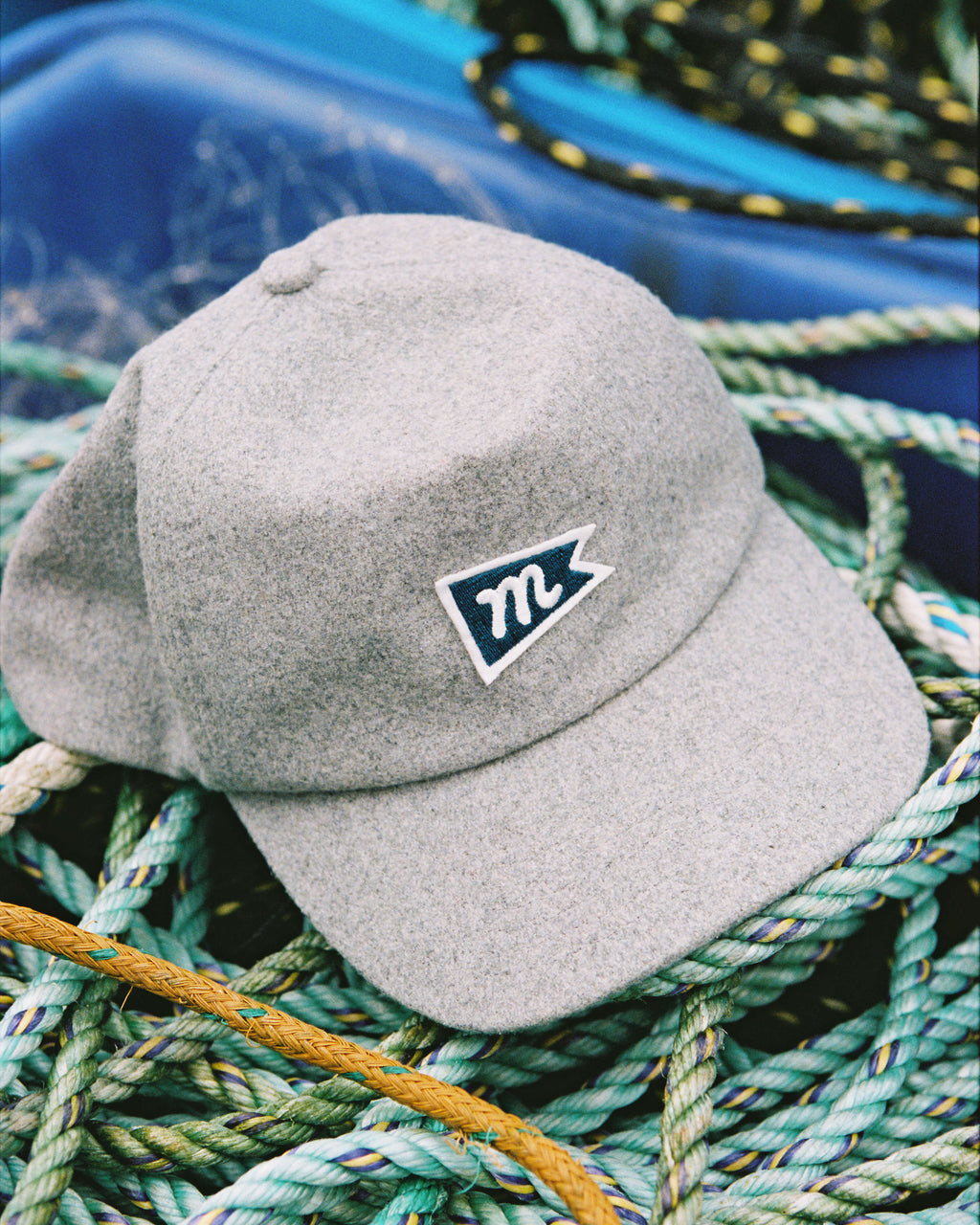 Wool Pennant Hat - Gray