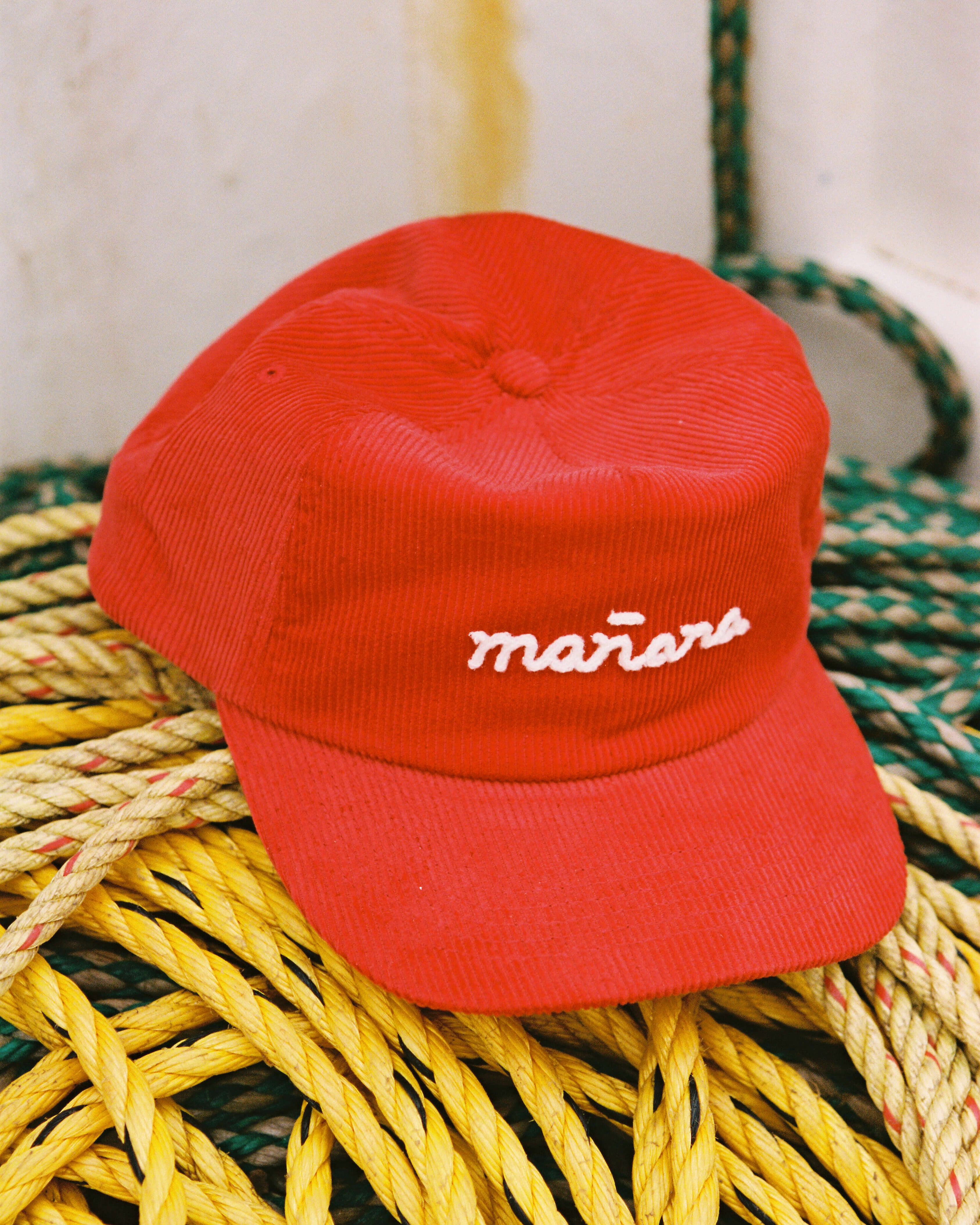 Corduroy Cap - Red