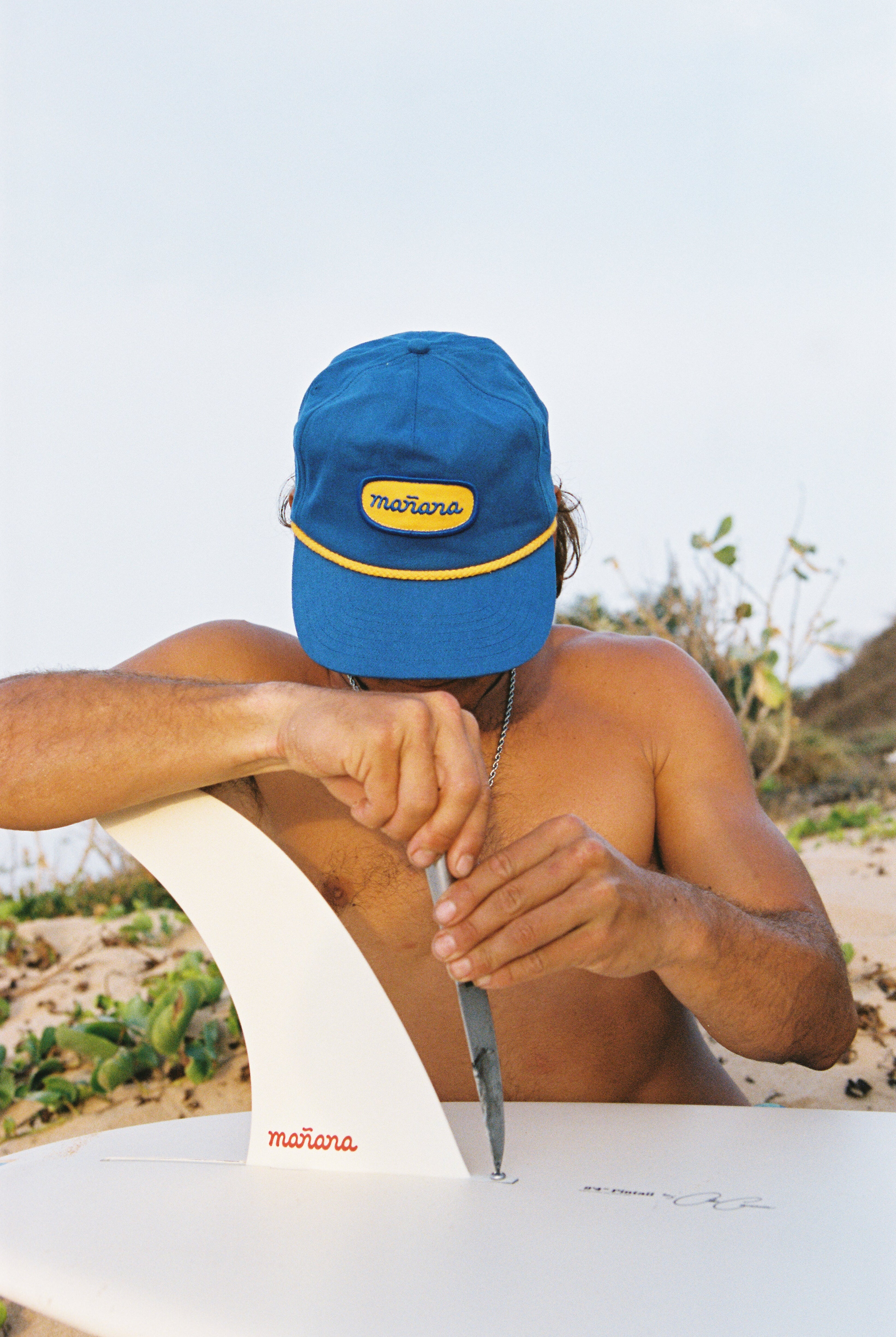 Mono Blue Twill 5 Panel