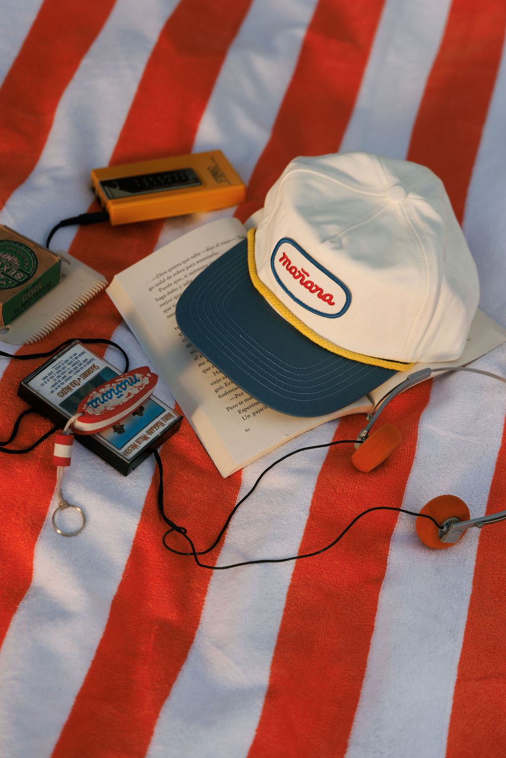 Two-Tone Cap - White/Blue