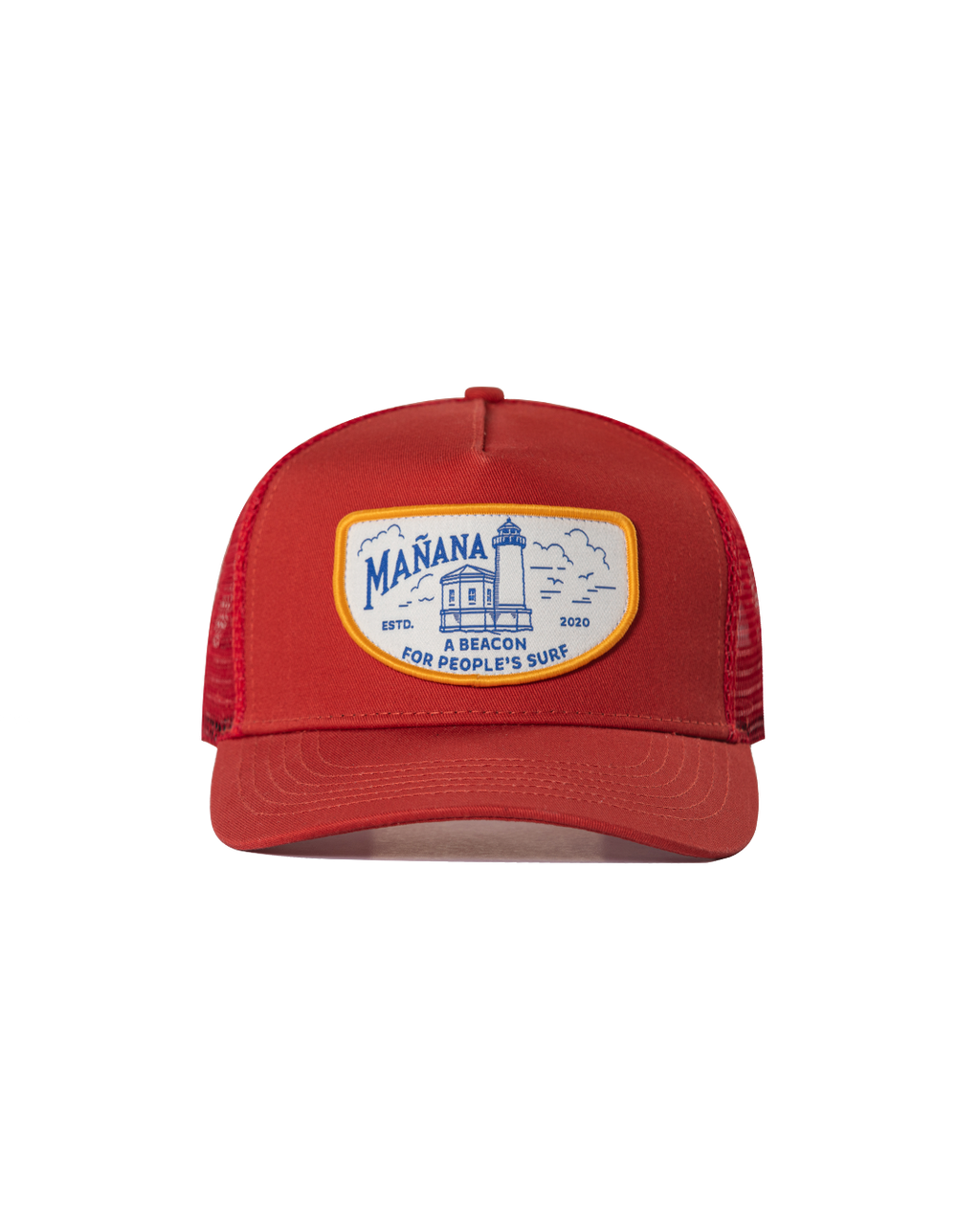 Beacon Mesh Trucker - Red