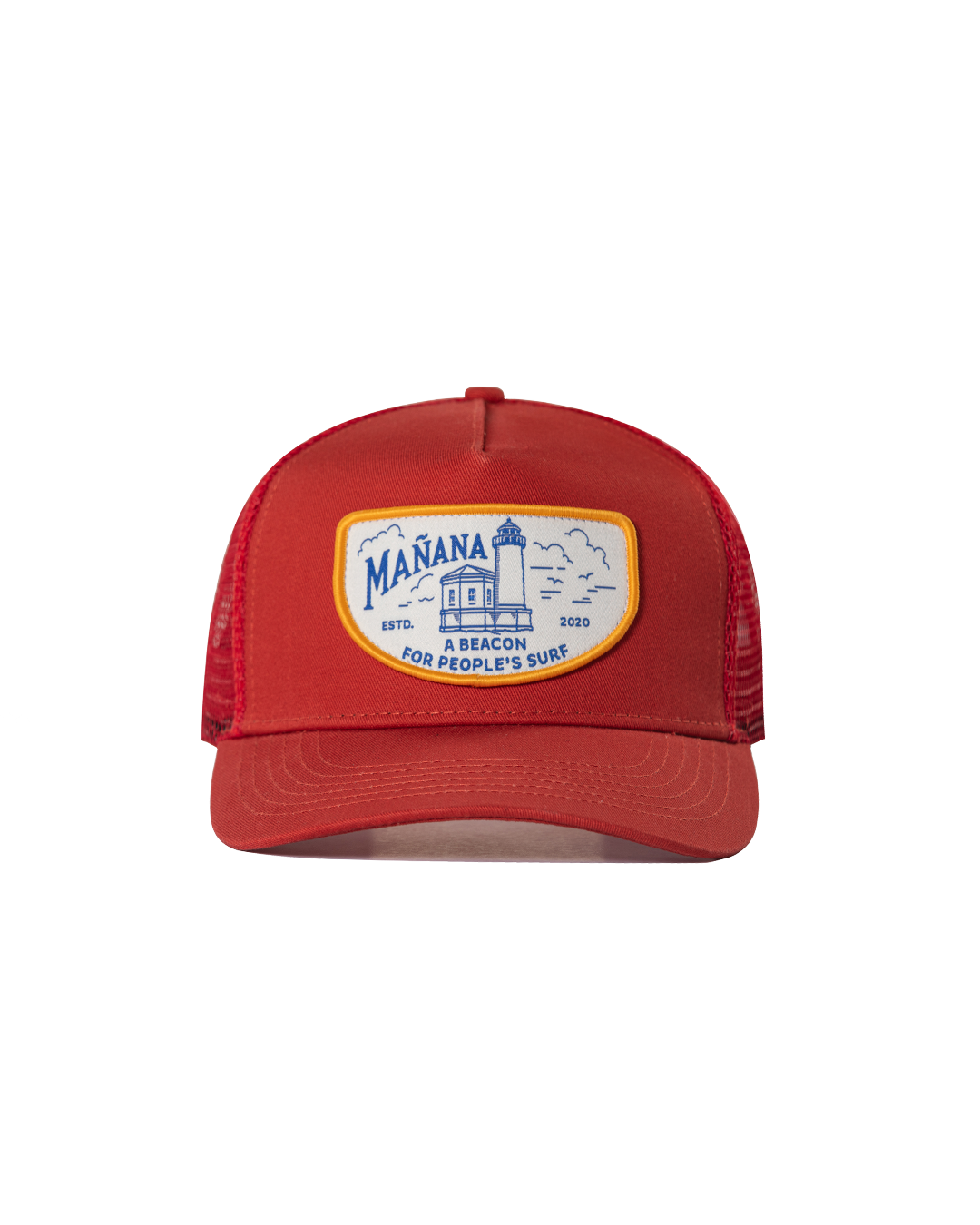 Beacon Mesh Trucker - Red