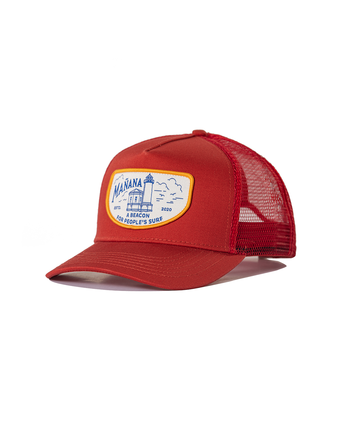 Beacon Mesh Trucker - Red
