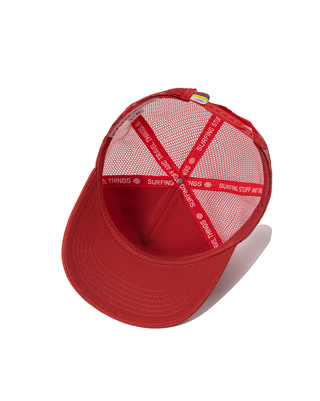 Beacon Mesh Trucker - Red
