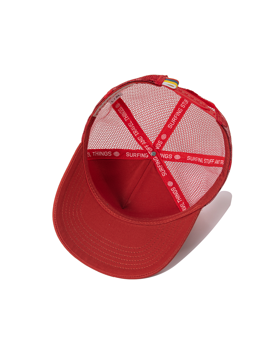 Beacon Mesh Trucker - Red