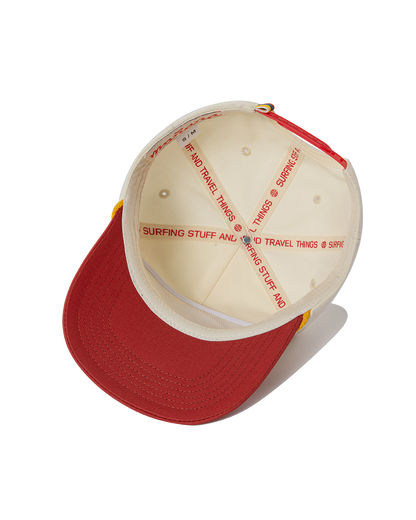 Two-Tone Cap - White/Red