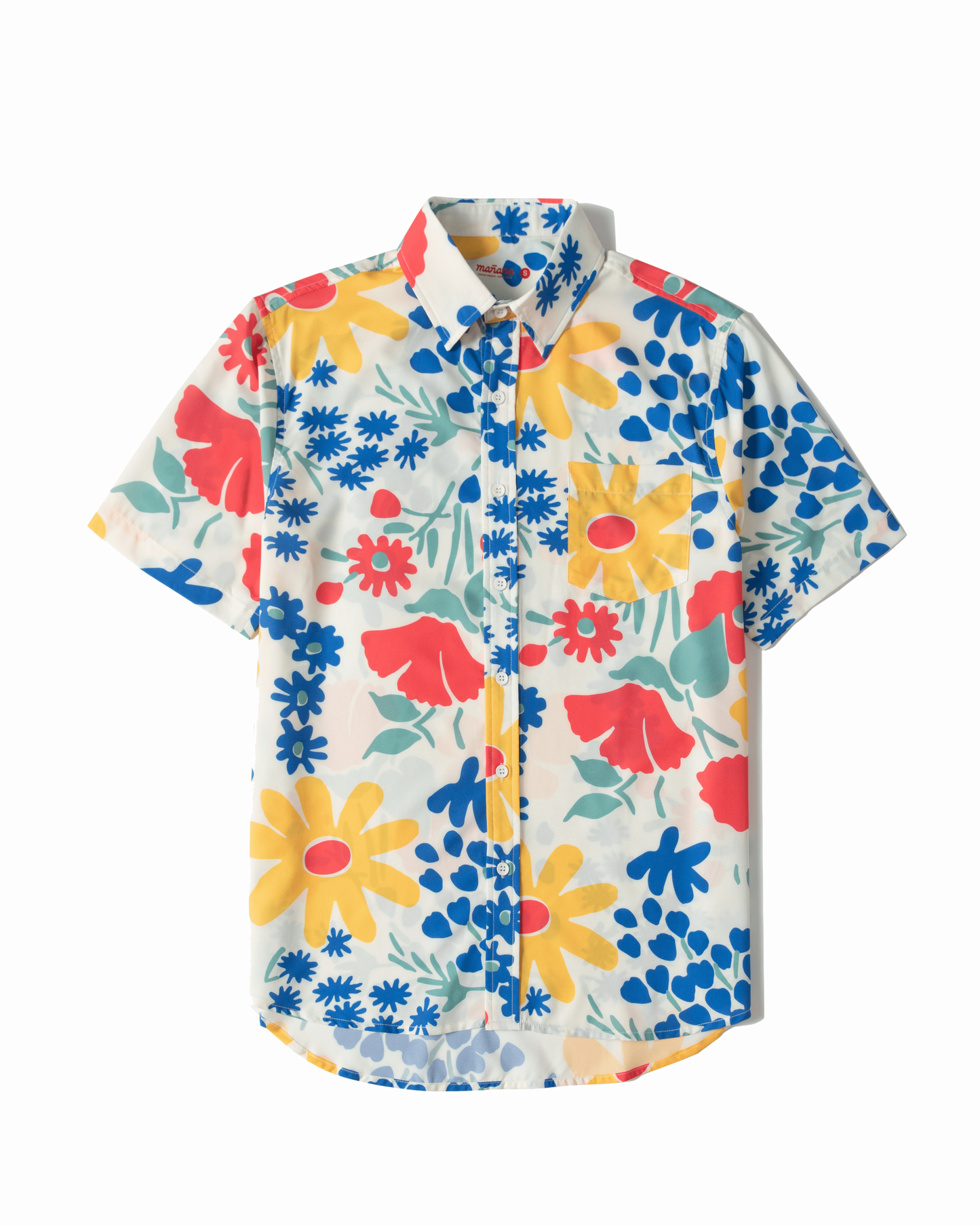 Manana x Ski Shores - Bright Floral Breeze Button Up