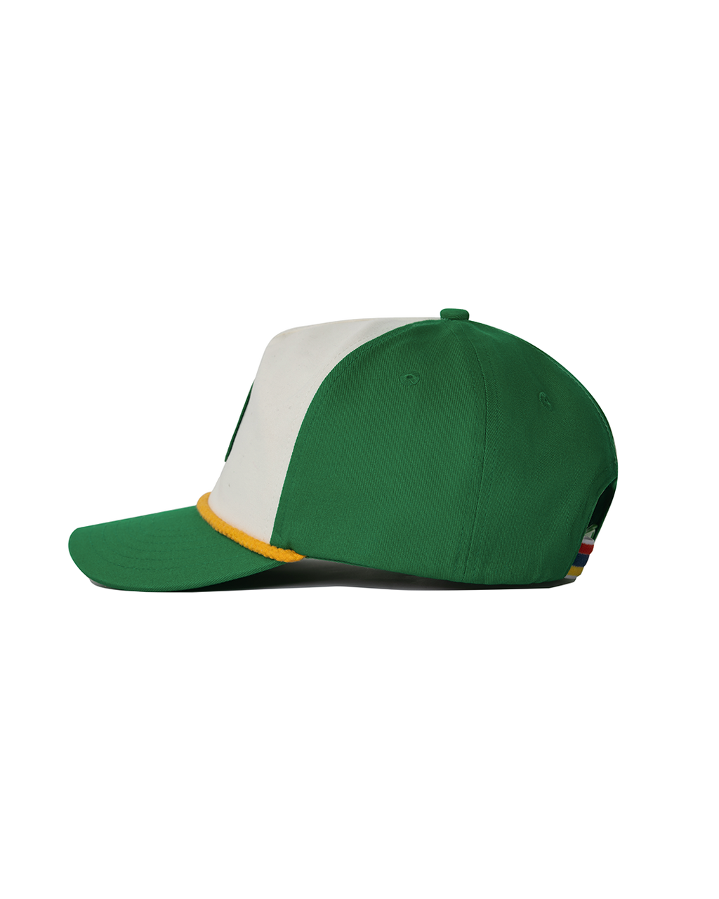 Hibiscus Twill Hat - Off White / Green