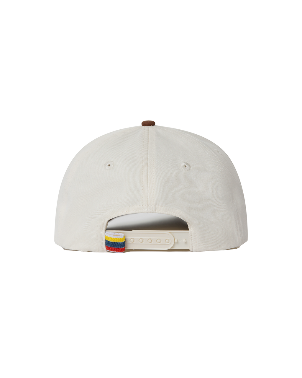 Hibiscus Twill Hat - Off White / Brown