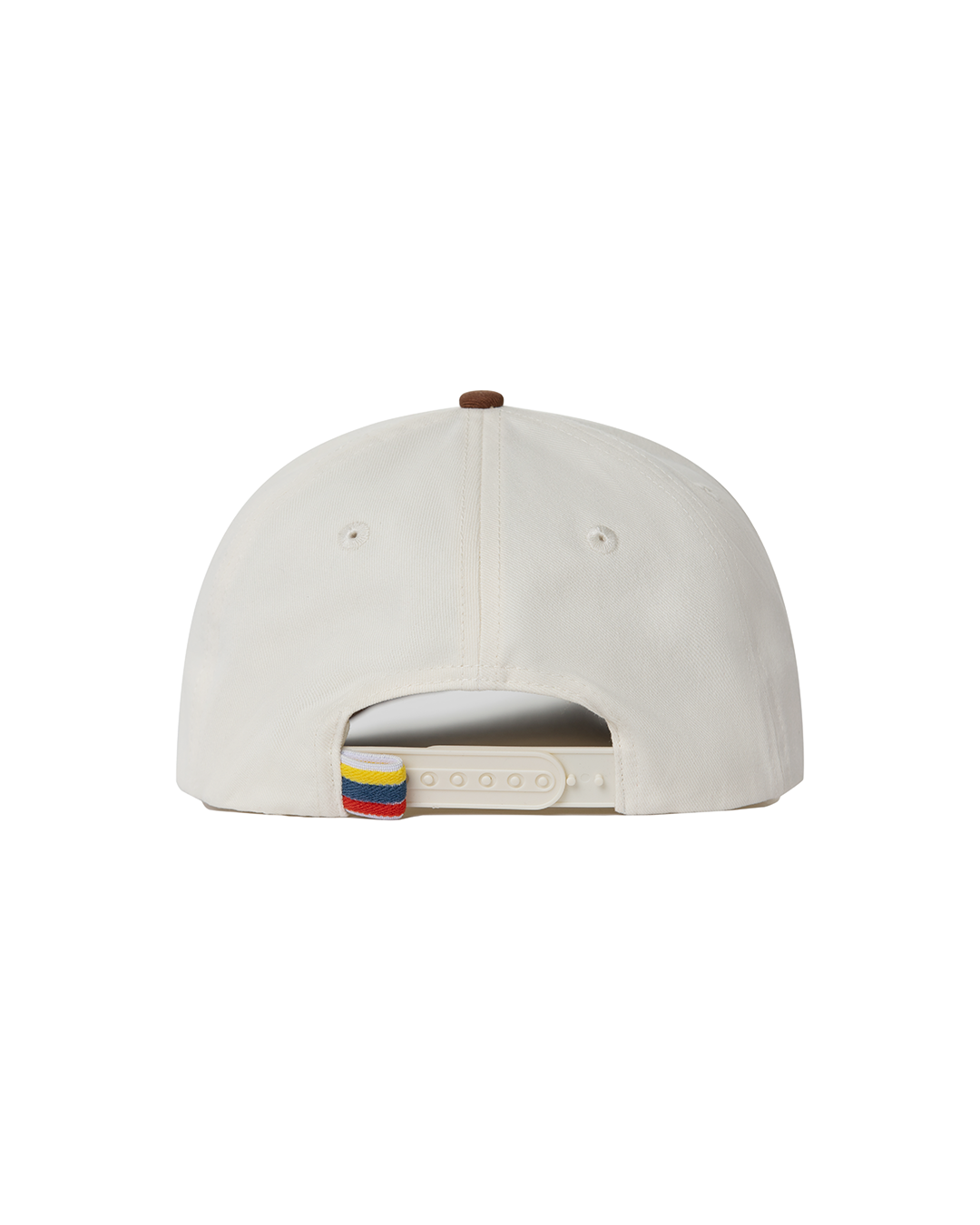 Hibiscus Twill Hat - Off White / Brown