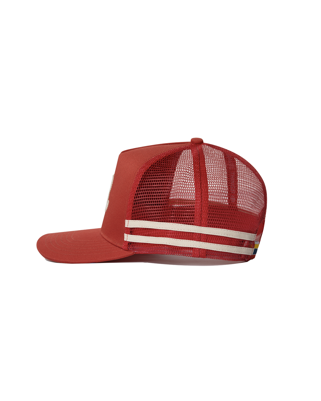 Mesh Back "M" Trucker - Red