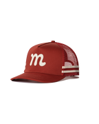 Mesh Back "M" Trucker - Red