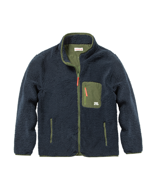 Sherpa Fleece - Navy