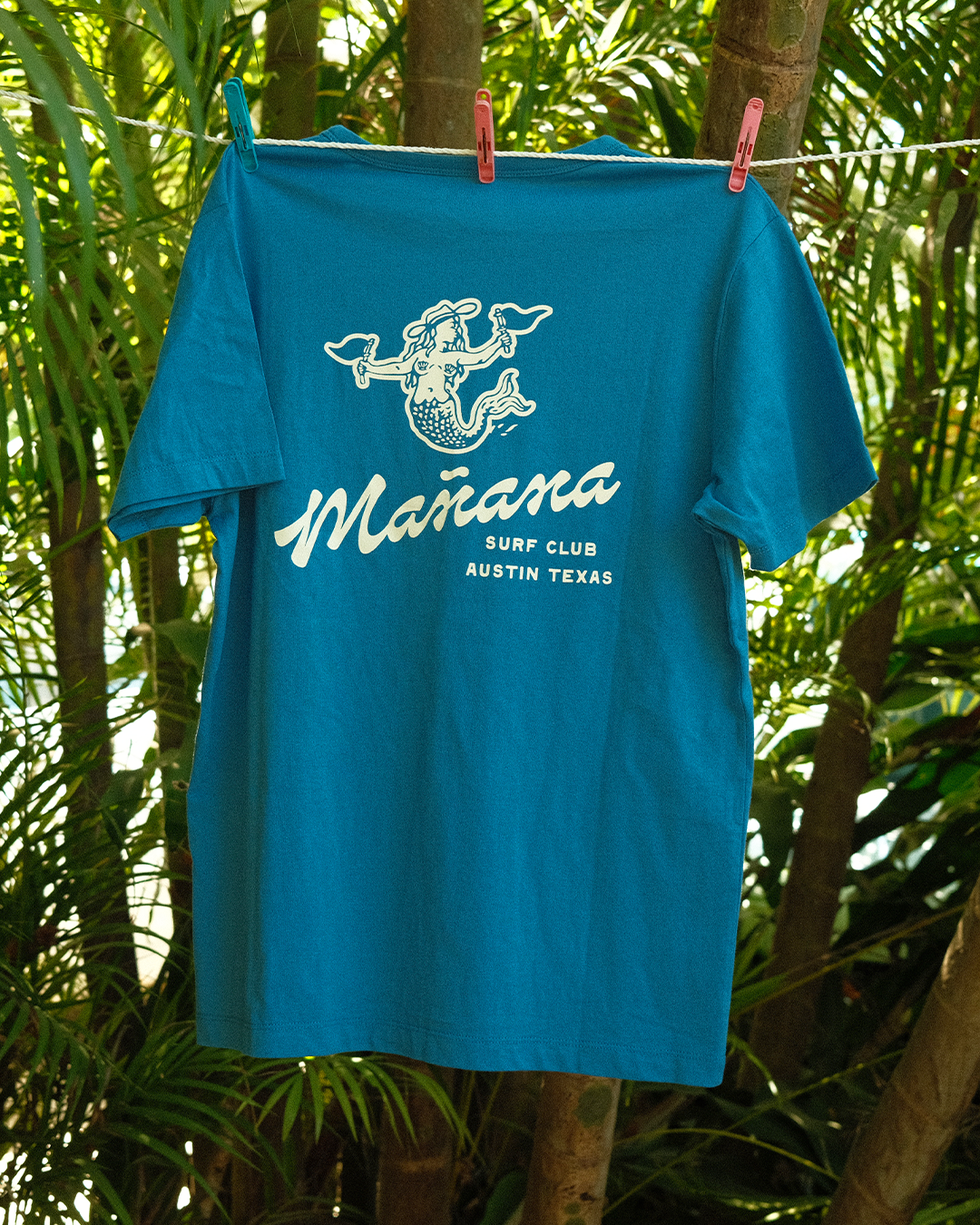 Mañana Mermaid Tee - Baby Blue