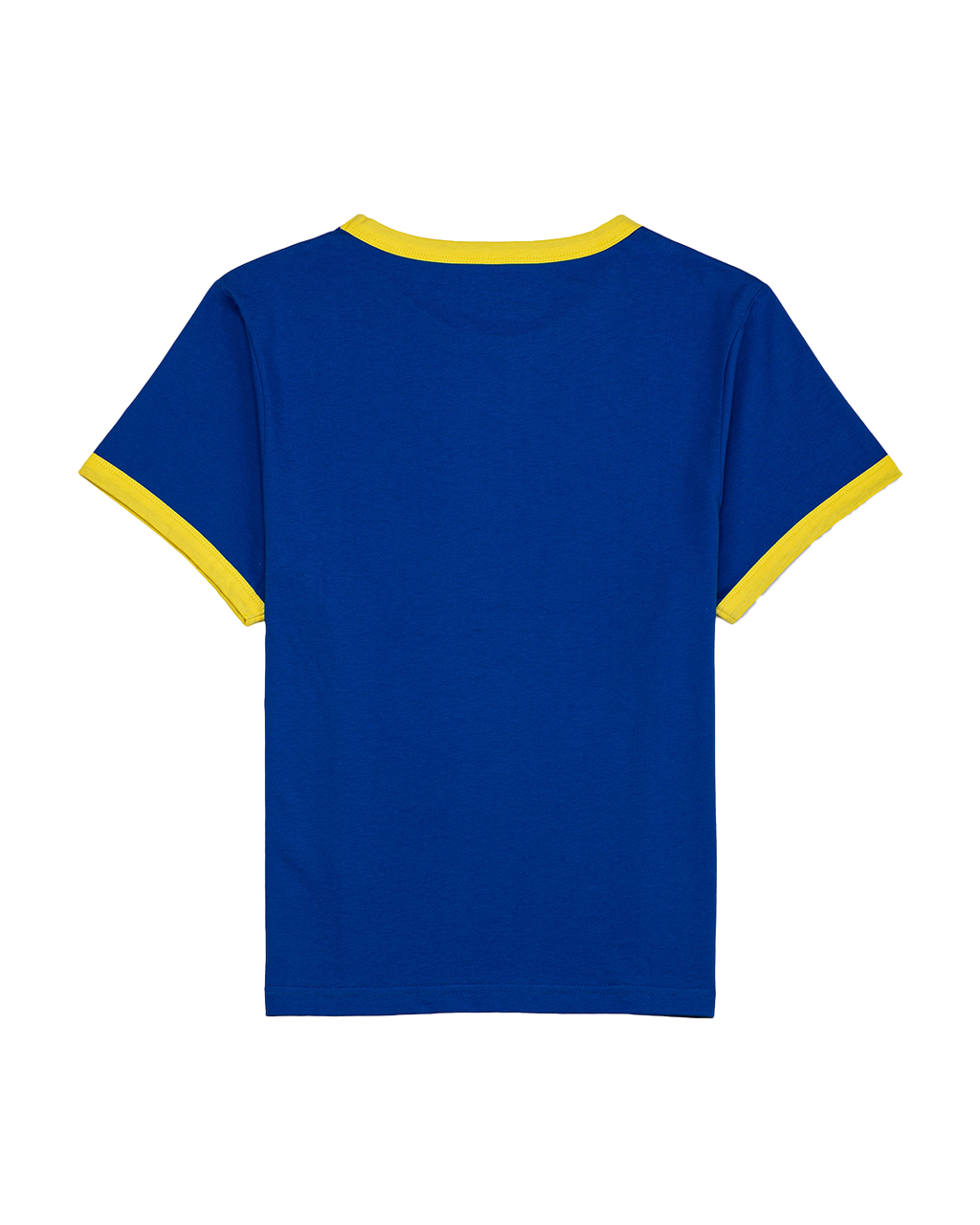Cropped Ringer Tee - Blue