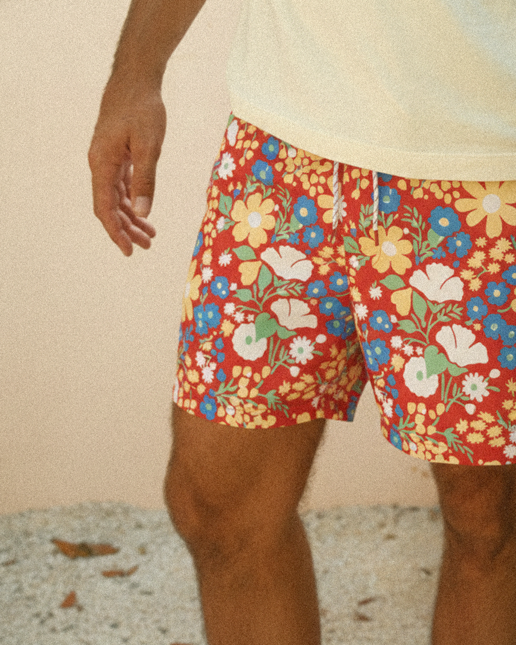 Mañana Board Short - Red Floral