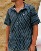 Breeze Button Up - Ocean Shell