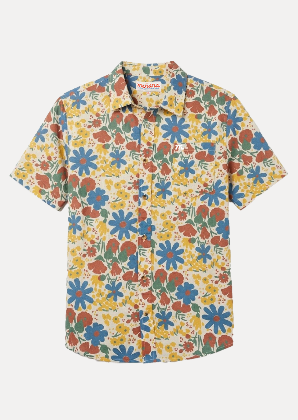Breeze Button Up - Multi Floral
