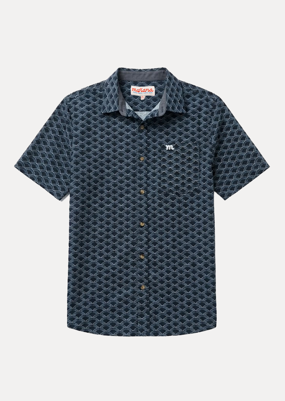 Breeze Button Up - Ocean Shell