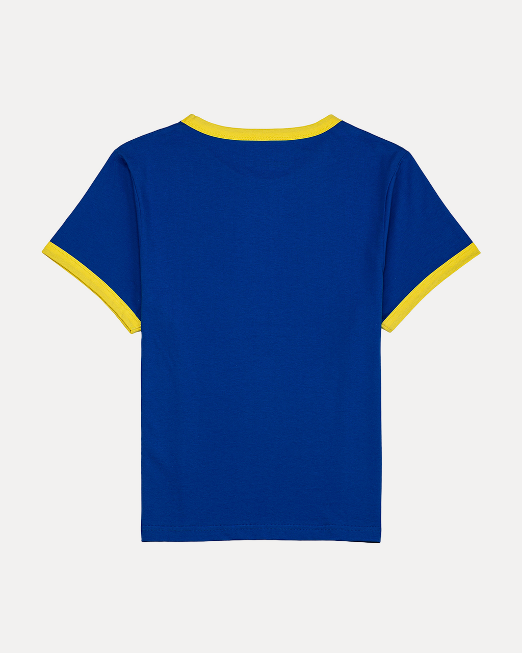 Cropped Ringer Tee - Blue