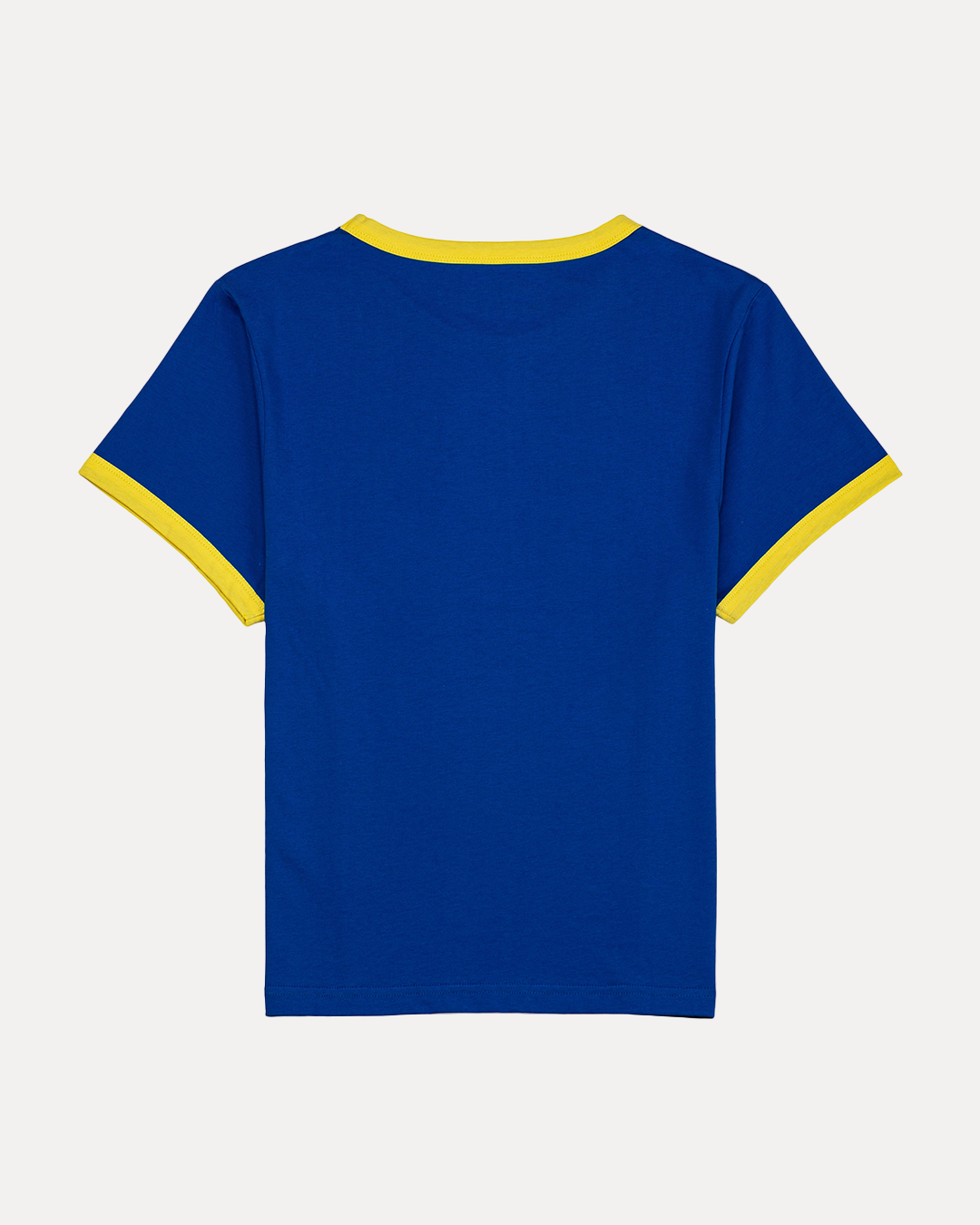 Cropped Ringer Tee - Blue