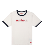 The Classic Logo Ringer - White/Blue
