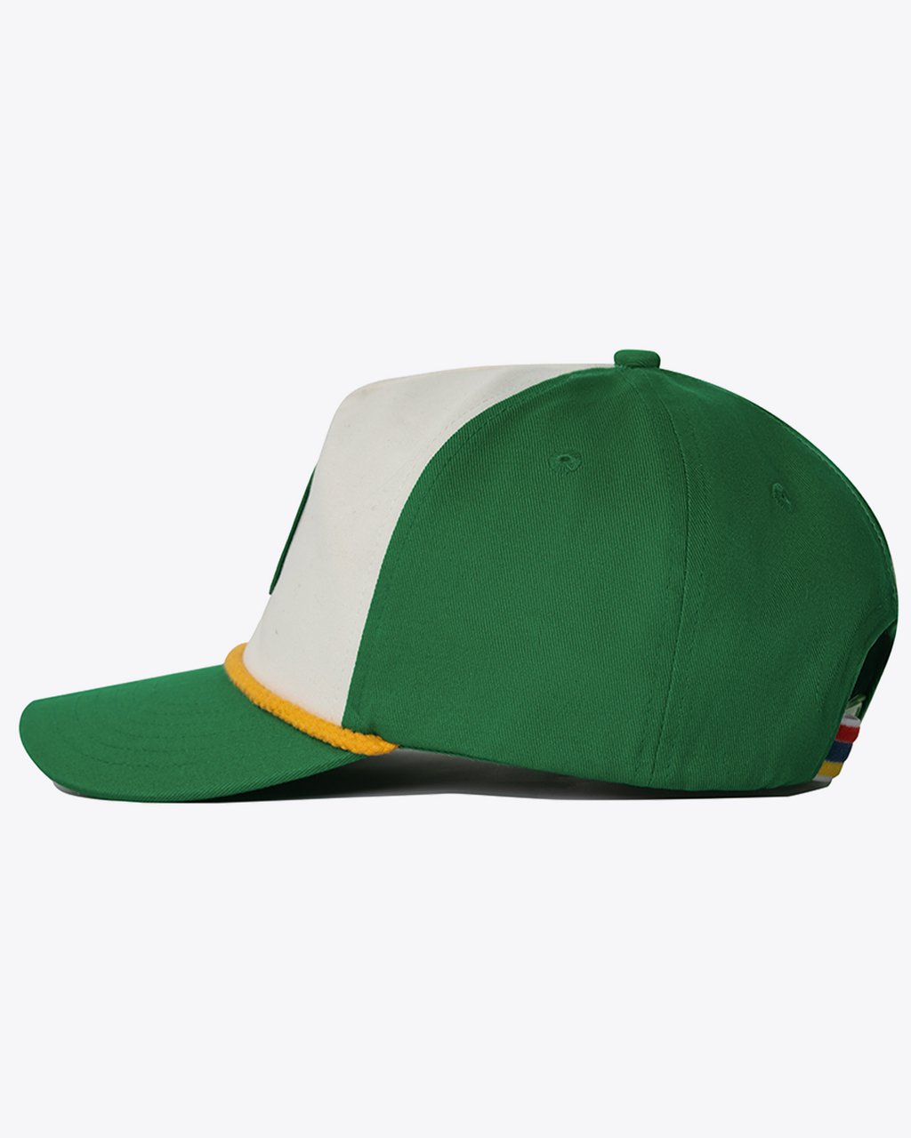 Hibiscus Twill Hat - Off White / Green