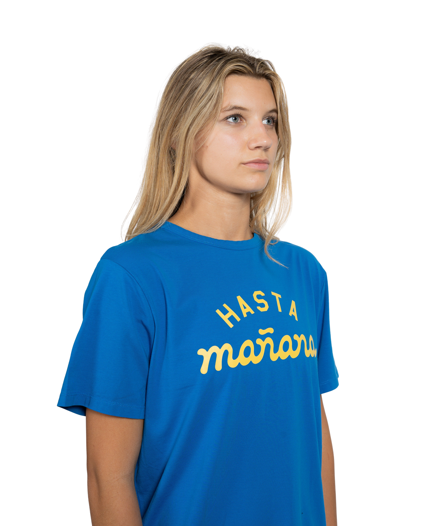 Hasta Manana Tee - Blue / Yellow