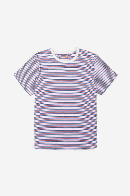 Striped Tee Shirt in Red, White and Blue Color