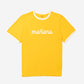 Yellow Logo Ringer Shirt having Manana branding