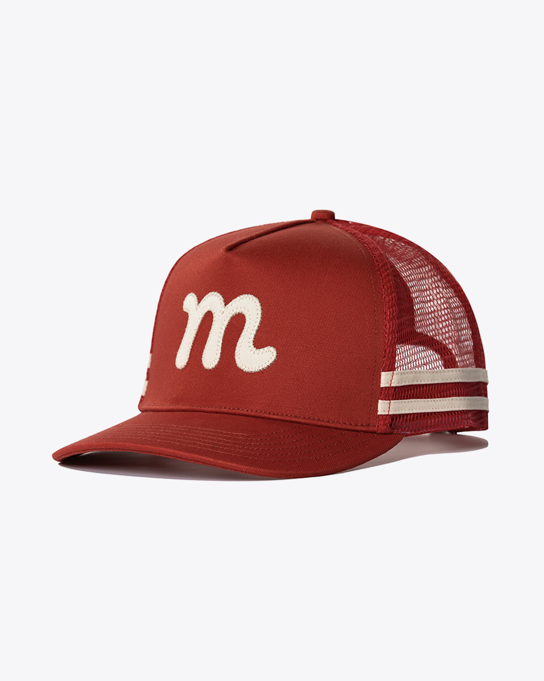 Mesh Back "M" Trucker - Red
