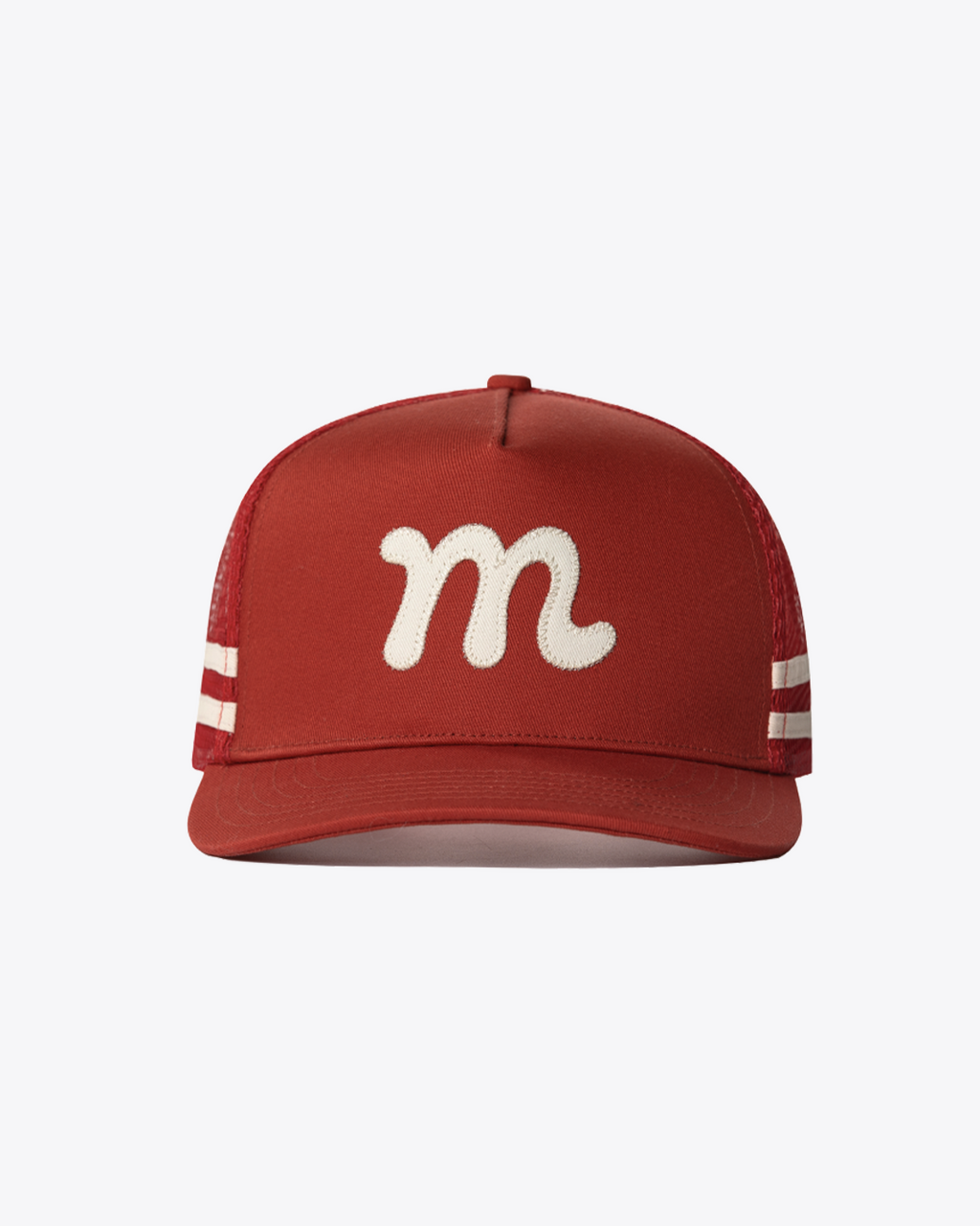 Mesh Back "M" Trucker - Red