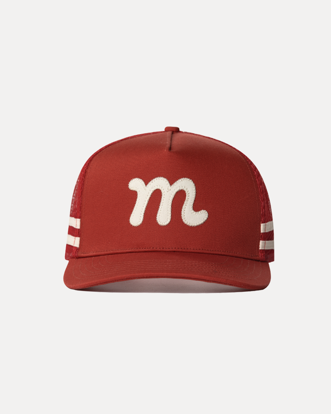 Mesh Back "M" Trucker - Red