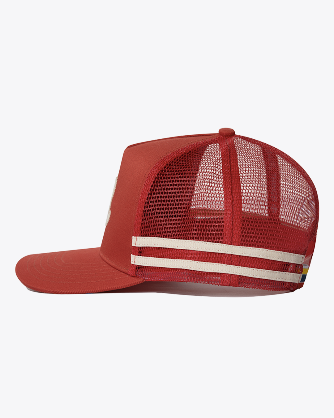 Mesh Back "M" Trucker - Red