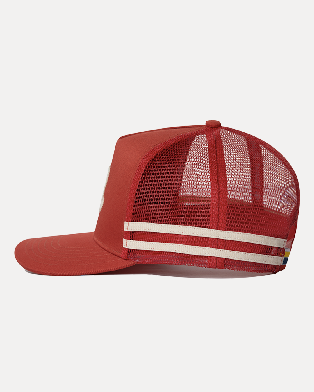 Mesh Back "M" Trucker - Red