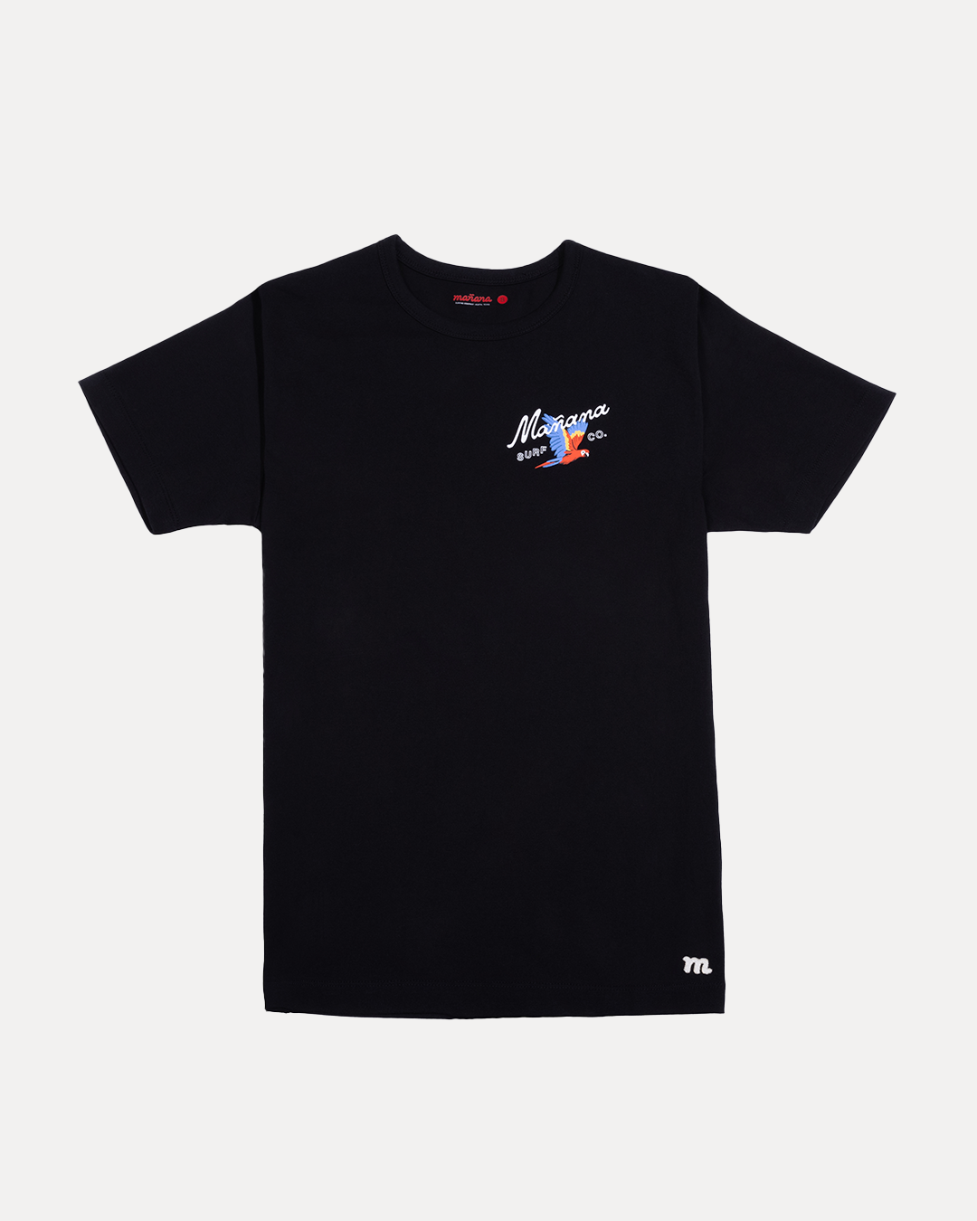Mañana Macaw Tee - Black